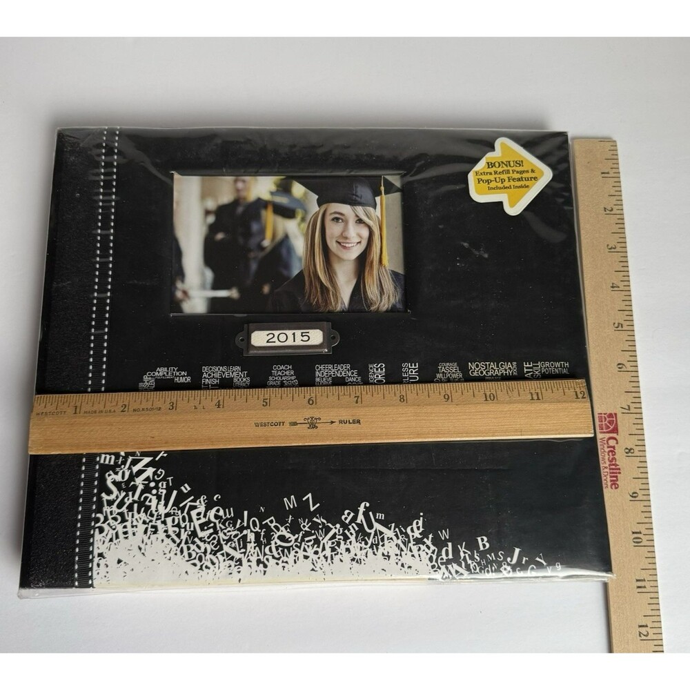 Graduation Pre-Designed Instant Scrapbook Album 10x10" 16 Designs 3-D Pop Up - Picture 3 of 10